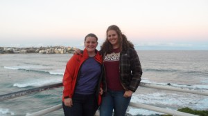 Heather Isbell and Anna Watson at Bondi Beach.