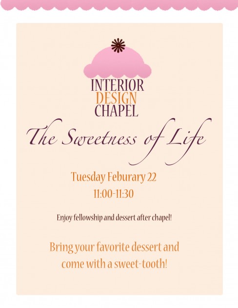 INTD Chapel Tues. Feb. 22