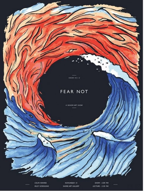fear not senior show poster