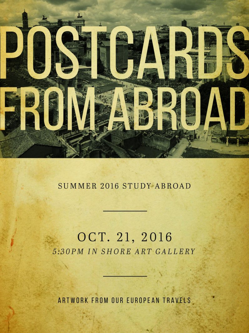 Study Abroad Poster 2016