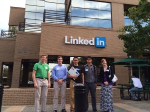 Students were toured around LinkedIn by ACU alum, Asa Kusuma.