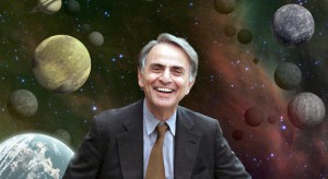 Sagan with planets