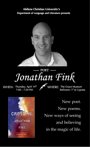 Flyer - Jonathan Fink Reading - myACU
