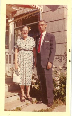 J. Ridley and Zelma in 1959.  Photograph, John Ridley Stroop Collection, Milliken Special Collections, Abilene Christian University, Abilene, TX.