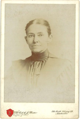 Margaret Lipscomb. Cabinet card photograph, John Ridley Stroop Collection, Milliken Special Collections, Abilene Christian University, Abilene, TX.