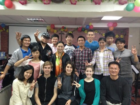2014 Mission Team at Ark Underground Chruch in Harbin, China