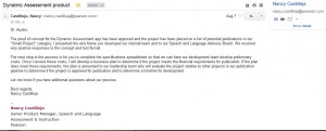 Dynamic assessment app_progress update