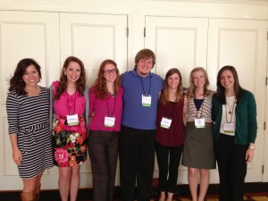 Each of these students presented works of scholarship in front of peers and judges.