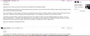 Lynette Austin_collegiality_across the university_requesting information_Spanish