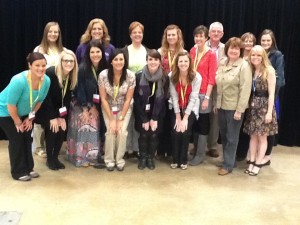 Student mentoring:  Faculty and students attend the annual TSHA convention 