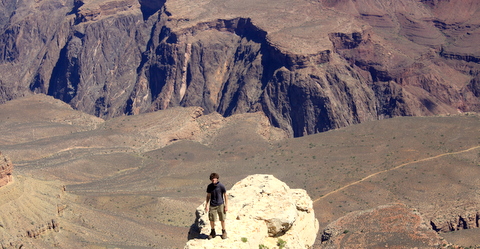 Daniel Pamplin at the Grand Canyon