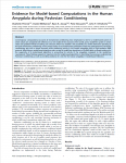 Prevost McNamee Jessup Bossaerts ODoherty 2013 PLOSCB Evidence for model-based computations in the human amygdala during pavlovian conditioning