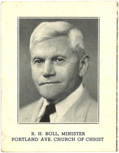 ACU_Boll, Robert Henry, meeting card 1940s, from Ice collection