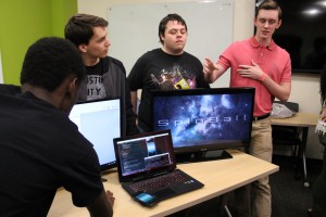 Students explain their game, ____.