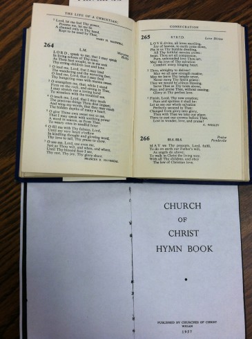 Church of Christ Hymn Book 1957, Great Britain
