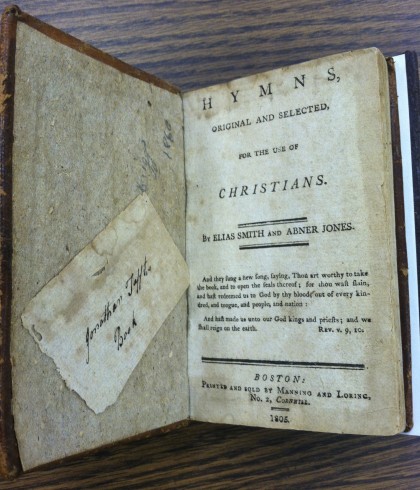 Smith-Jones, Hymns Original and Selected 1805