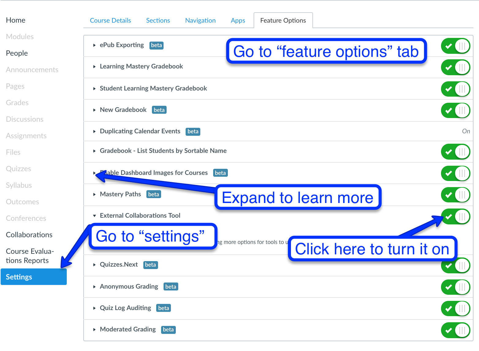 Canvas’s New Features (2018) Adams Center