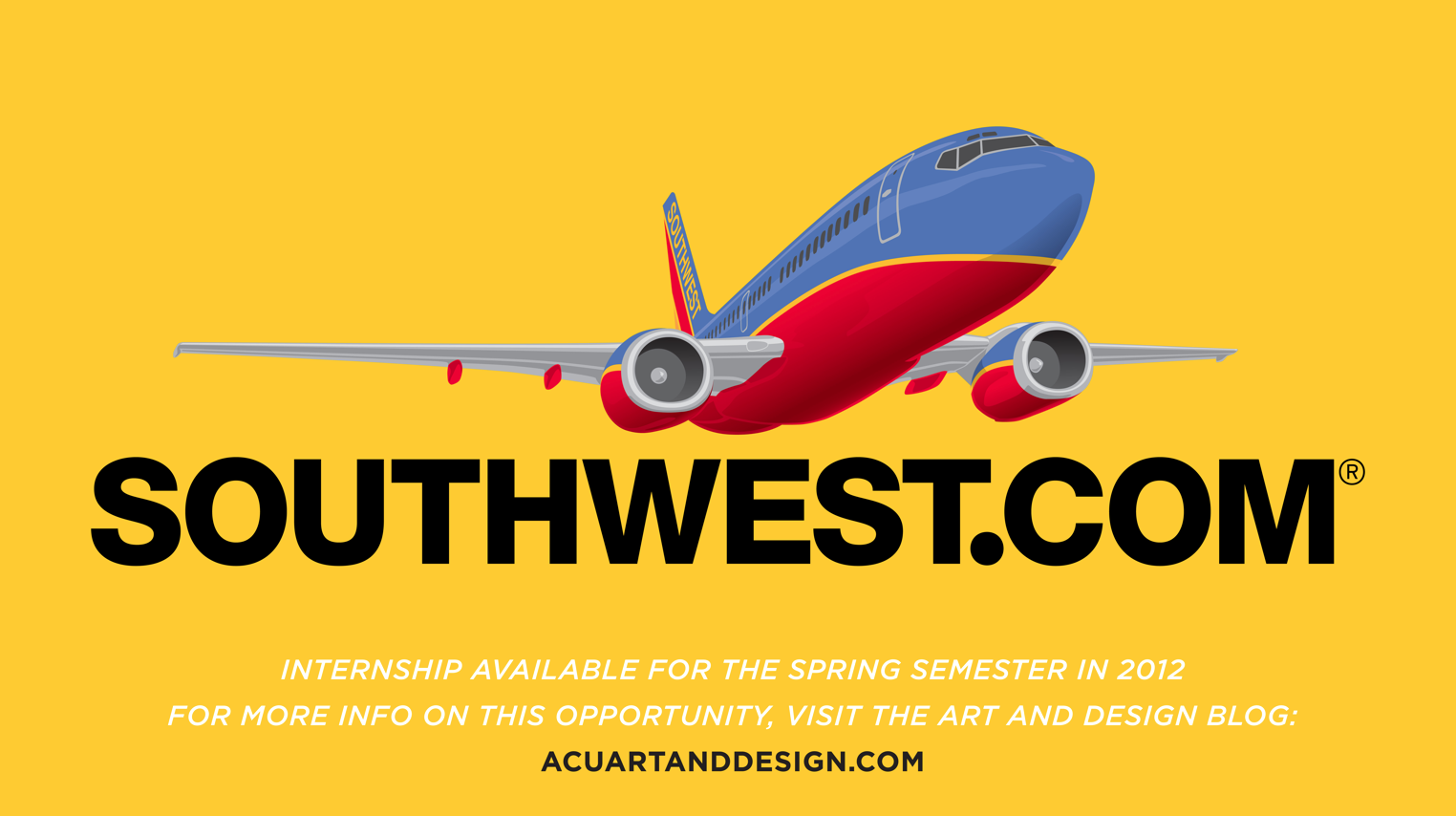 Internship Opportunity Southwest Airlines ACU Art & Design Abilene
