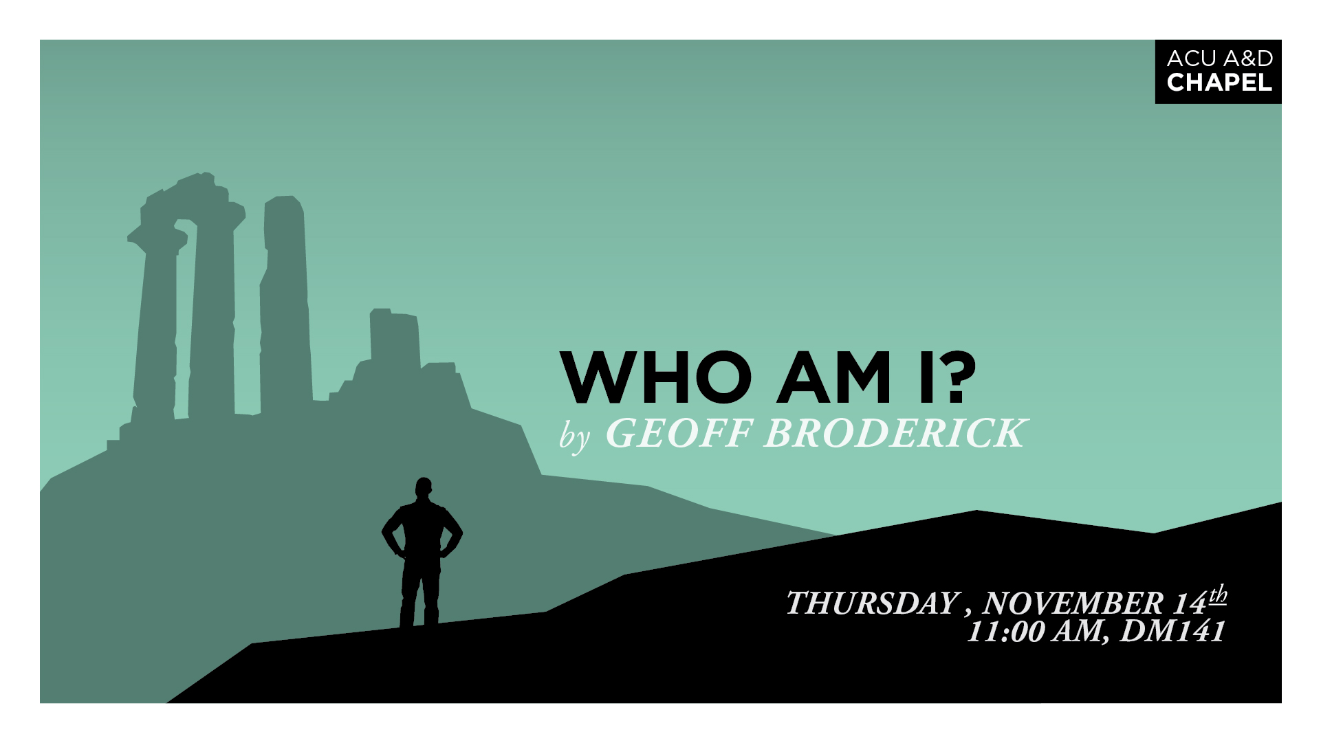 “who Am I” By Geoff Broderick Acu Art And Design Abilene Christian