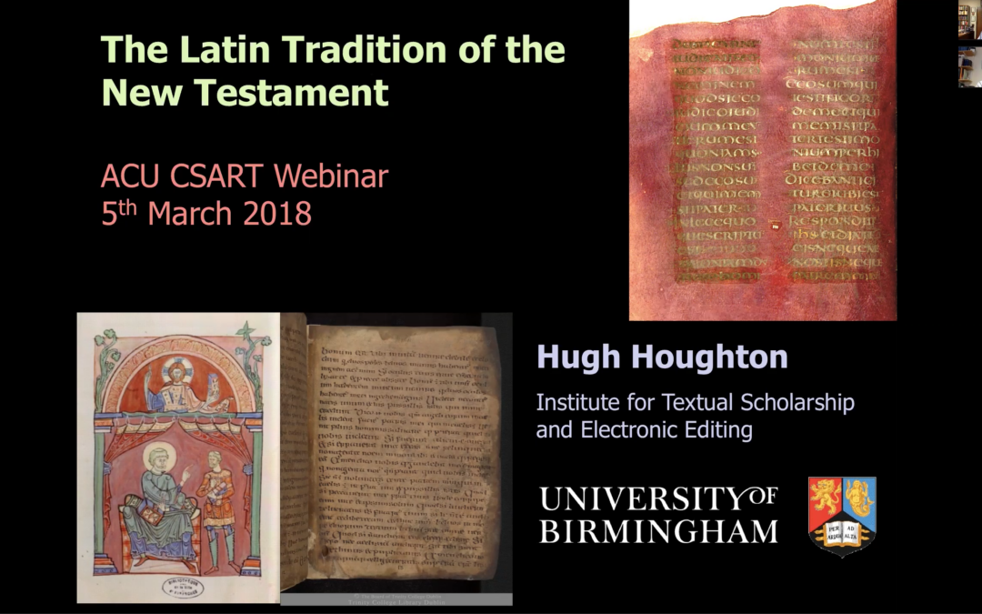 The Latin Tradition of the New Testament