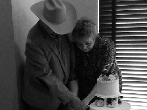 Their First Wedding Cake