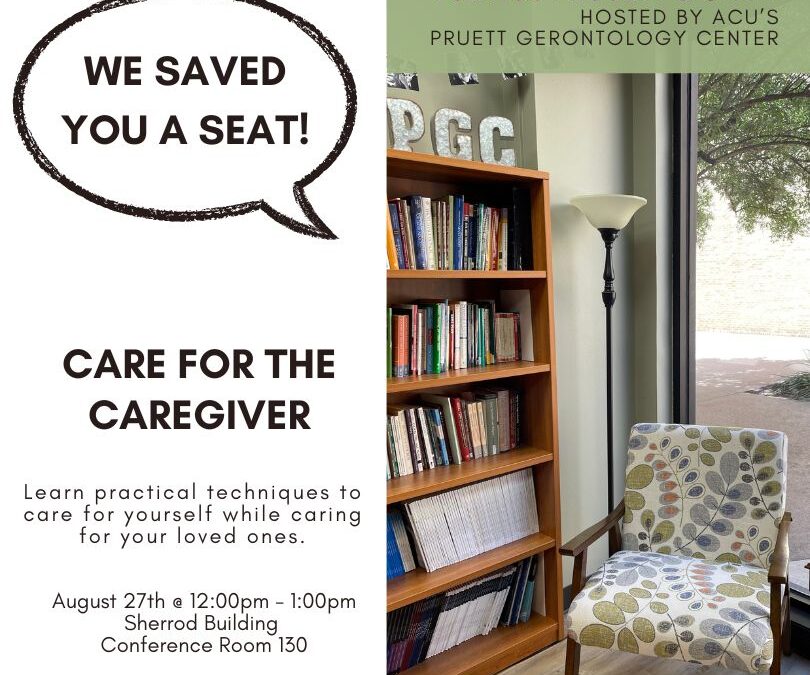 Care for the Caregiver Support Group Meeting Recap