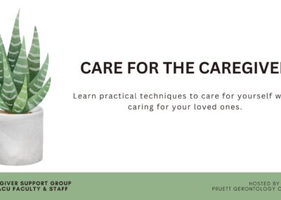 Care for the Caregiver Slide 1