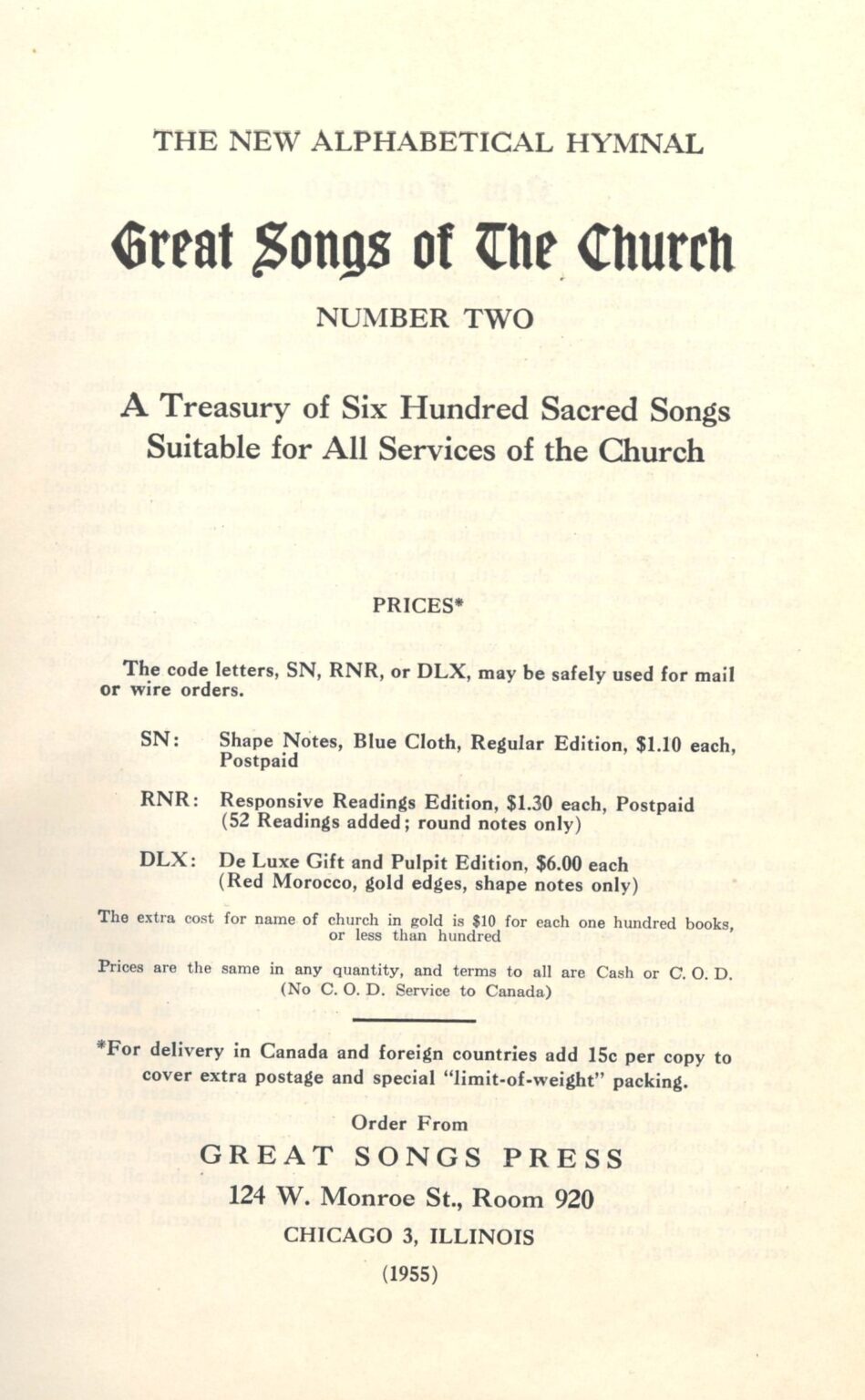 A Century of Great Songs: E. L. Jorgenson’s Remarkable Hymnal | Abilene ...