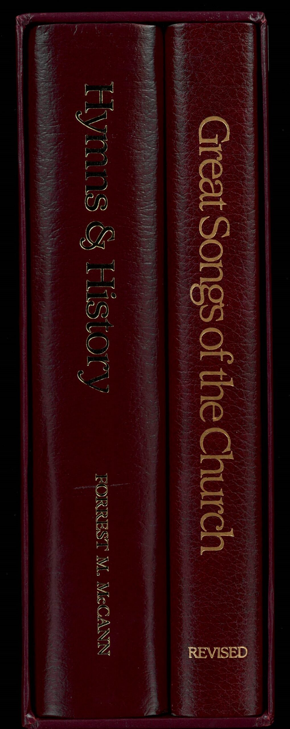 Forrest M. McCann, Hymns and History: An Annotated Survey of Sources. ACU Press: Abilene, 1997. ACU Presidents' Circle Edition with Great Songs of the Church, Revised.