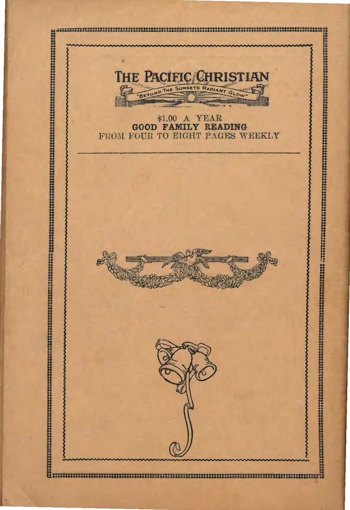 Earnest C. Love, International Melodies, 1924, rear cover