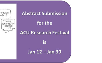 Abstract Submission for the 2015 Research Festival is Now Open
